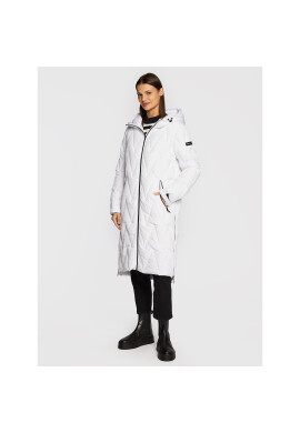 Frieda & Freddies Пухено яке 8816 Бял Regular Fit - Pepit.bg