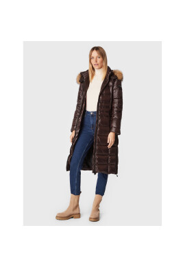 Frieda & Freddies Пухено яке 8880C Кафяв Regular Fit - Pepit.bg