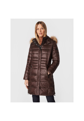 Frieda & Freddies Пухено яке 8884C Кафяв Regular Fit - Pepit.bg