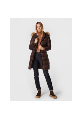 Frieda & Freddies Пухено яке 8884C Кафяв Regular Fit - Pepit.bg