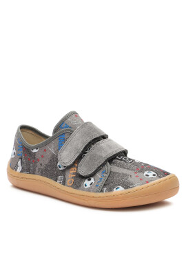 Froddo Сникърси Barefoot Canvas G1700358-7 D Сив - Pepit.bg