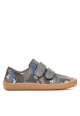 Froddo Сникърси Barefoot Canvas G1700358-7 D Сив - Pepit.bg