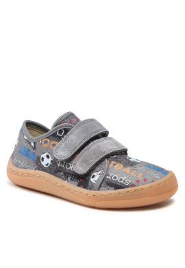 Froddo Сникърси Barefoot Canvas G1700358-7 S Сив - Pepit.bg