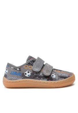Froddo Сникърси Barefoot Canvas G1700358-7 S Сив - Pepit.bg