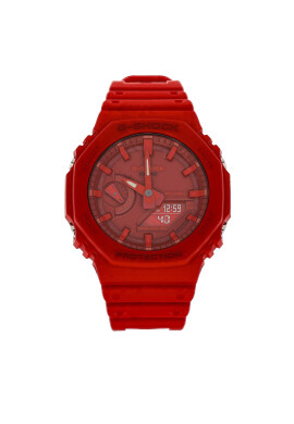 G-Shock Часовник GA-2100-4AER Червен - Pepit.bg