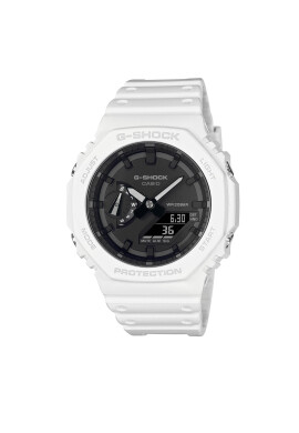 G-Shock Часовник GA-2100-7AER Бял - Pepit.bg