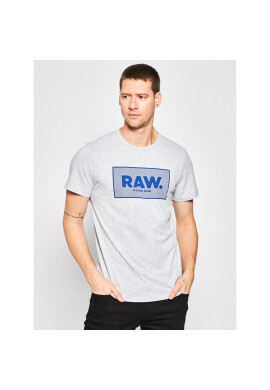 G-Star Raw Тишърт Boxed D16375-336-A302 Сив Regular Fit - Pepit.bg