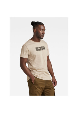 G-Star Raw Тишърт D23710-336-C531 Бежов Regular Fit - Pepit.bg