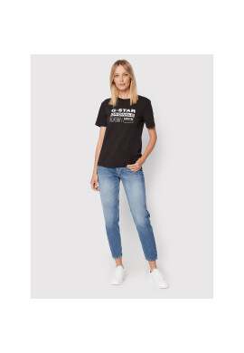 G-Star Raw Тишърт Lyon D19953-4107-6484 Черен Regular Fit - Pepit.bg