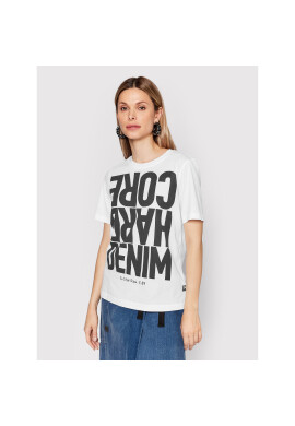 G-Star Raw Тишърт Lyon D21661-4107-110 Бял Regular Fit - Pepit.bg