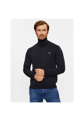 Gant Поло Classic Cotton Rollerneck 8030563 Черен Regular Fit - Pepit.bg