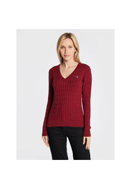 Gant Пуловер 480022 Бордо Slim Fit - Pepit.bg