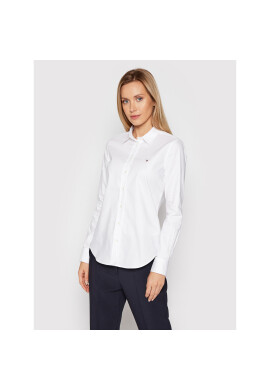 Gant Риза Stretch Oxford Solid 432681 Бял Slim Fit - Pepit.bg