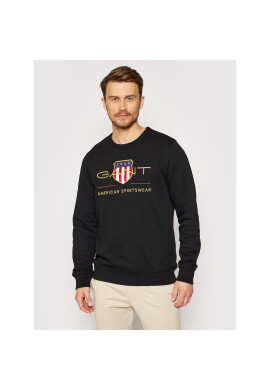 Gant Суитшърт Archive Shield 2046071 Черен Regular Fit - Pepit.bg