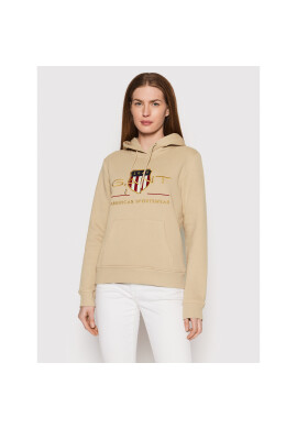 Gant Суитшърт Archive Shield 4204690 Бежов Regular Fit - Pepit.bg