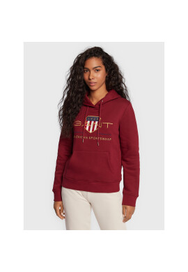 Gant Суитшърт Archive Shield 4204690 Бордо Regular Fit - Pepit.bg