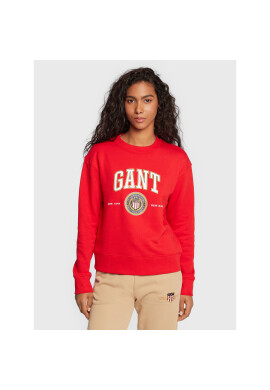 Gant Суитшърт Crest Shield 4203666 Червен Regular Fit - Pepit.bg