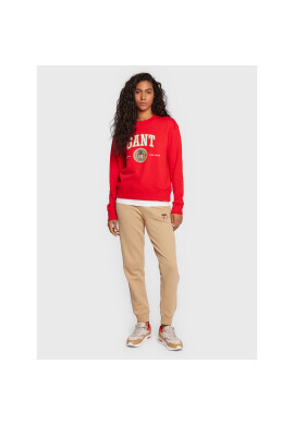 Gant Суитшърт Crest Shield 4203666 Червен Regular Fit - Pepit.bg