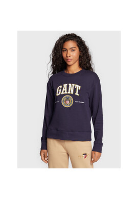 Gant Суитшърт Crest Shield 4203666 Тъмносин Regular Fit - Pepit.bg