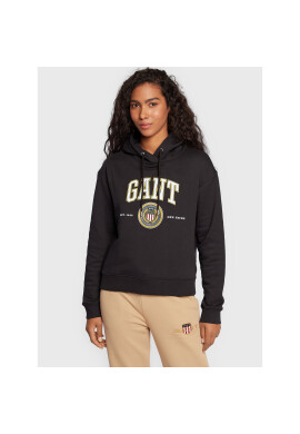 Gant Суитшърт Crest Shield 4203667 Черен Regular Fit - Pepit.bg
