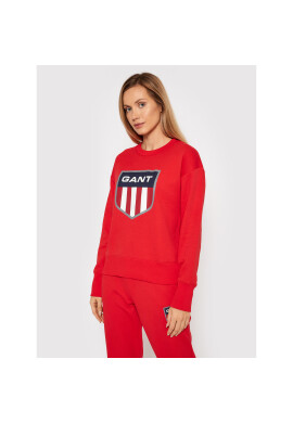 Gant Суитшърт Retro Shield 4204562 Червен Relaxed Fit - Pepit.bg
