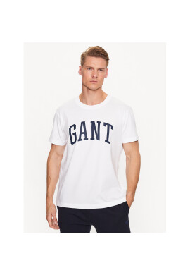 Gant Тишърт 2003181 Бял Regular Fit - Pepit.bg