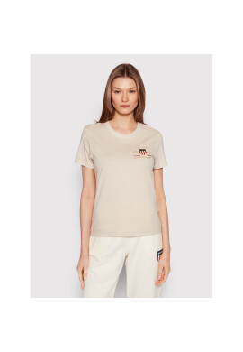 Gant Тишърт Archive 4200417 Бежов Regular Fit - Pepit.bg