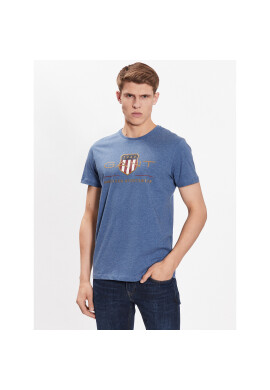 Gant Тишърт Archive Shield 2003099 Син Regular Fit - Pepit.bg