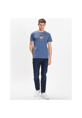 Gant Тишърт Archive Shield 2003099 Син Regular Fit - Pepit.bg