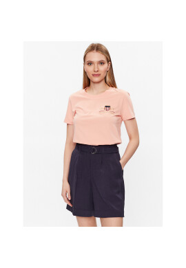 Gant Тишърт Archive Shield 4200417 Оранжев Regular Fit - Pepit.bg