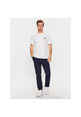 Gant Тишърт Reg Archive Shield Emb Ss 2067004 Бял Regular Fit - Pepit.bg