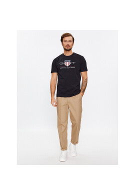 Gant Тишърт Reg Archive Shield Ss 2003199 Черен Regular Fit - Pepit.bg