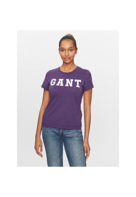 Gant Тишърт Reg Graphic Ss 4200741 Виолетов Regular Fit - Pepit.bg