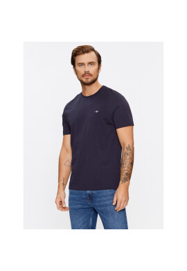 Gant Тишърт Reg Shield Ss 2003184 Тъмносин Regular Fit - Pepit.bg