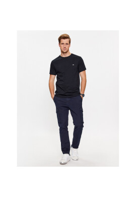 Gant Тишърт Slim Shield Ss 2003185 Черен Slim Fit - Pepit.bg