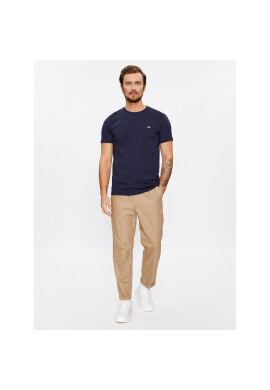 Gant Тишърт Slim Shield Ss 2003185 Тъмносин Slim Fit - Pepit.bg
