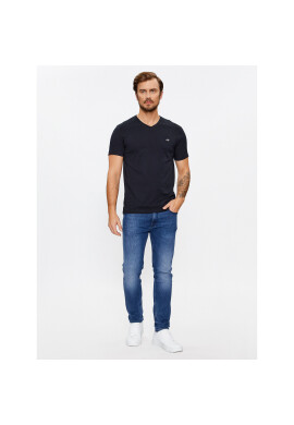 Gant Тишърт Slim Shield V-Neck 2003186 Черен Slim Fit - Pepit.bg