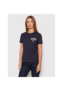 Gant Тишърт Tag 4200220 Тъмносин Regular Fit - Pepit.bg