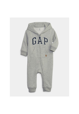 Gap Бебешки гащеризон със стъпала 745110-00 Сив Regular Fit - Pepit.bg