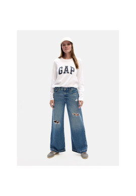 Gap Блуза 831228-00 Бял Relaxed Fit - Pepit.bg
