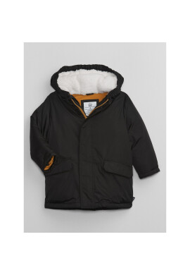 Gap Пухено яке 726276-00 Черен Regular Fit - Pepit.bg