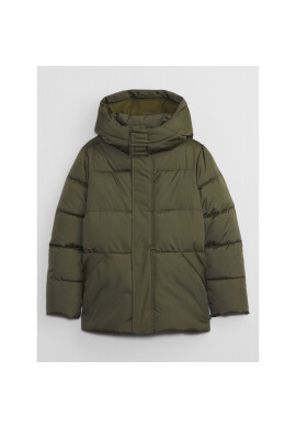 Gap Пухено яке 726307-00 Зелен Regular Fit - Pepit.bg