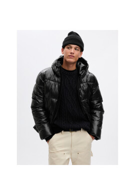 Gap Пухено яке 816437-01 Черен Regular Fit - Pepit.bg