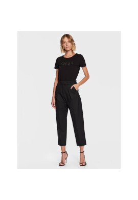 Gaudi Jeans Тишърт 311BD64053 Черен Regular Fit - Pepit.bg