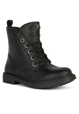 Geox Ботуши Jr Eclair J169QI 000BC C9B1G D Черен - Pepit.bg