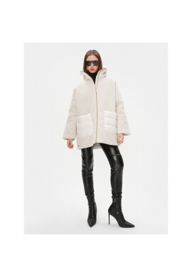 Geox Кожух Calithe W3620G TC176F 1732 Екрю Relaxed Fit - Pepit.bg