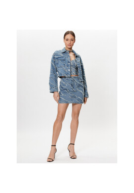 Gestuz Дънково яке Larisa 10906880 Син Oversize - Pepit.bg