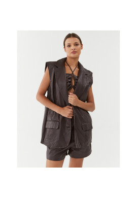 Gestuz Елек 10908176 Кафяв Relaxed Fit - Pepit.bg