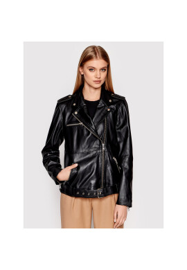 Gestuz Кожено яке Zoragz 10905387 Черен Relaxed Fit - Pepit.bg