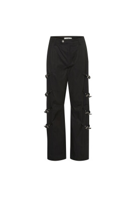 Gestuz Текстилни панталони 10908260 Черен Regular Fit - Pepit.bg